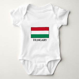 Body Para Bebé Bandera de Hungría (húngara)