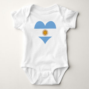 Body Para Bebé Bandera de la Argentina Bandera De la Argentina