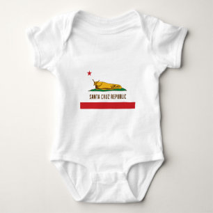 Body Para Bebé Bandera de la barra del plátano de la república 