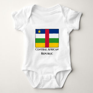Body Para Bebé Bandera de la República Centroafricana