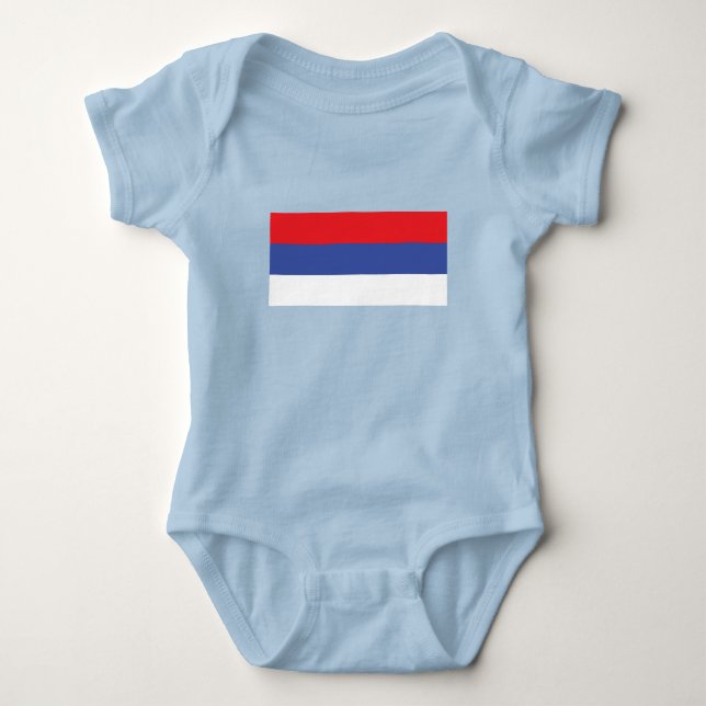 Body Para Bebé Bandera de la República Srpska (Anverso)