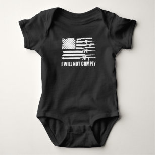Body Para Bebé  Bandera de las armas de los Estados Unidos, no cu