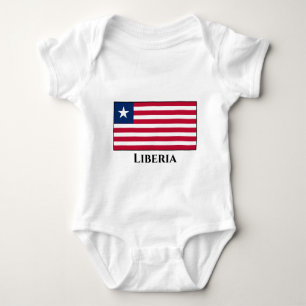 Body Para Bebé Bandera de Liberia