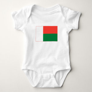 Body Para Bebé Bandera de Madagascar