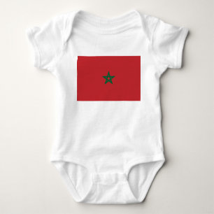 Body Para Bebé Bandera de Marruecos