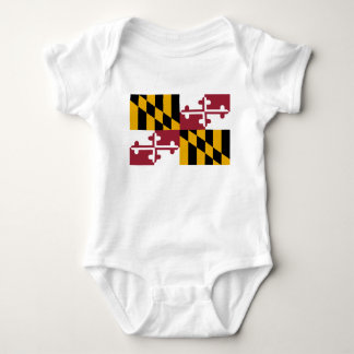 Body Para Bebé Bandera de Maryland