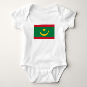 Body Para Bebé Bandera de Mauritania