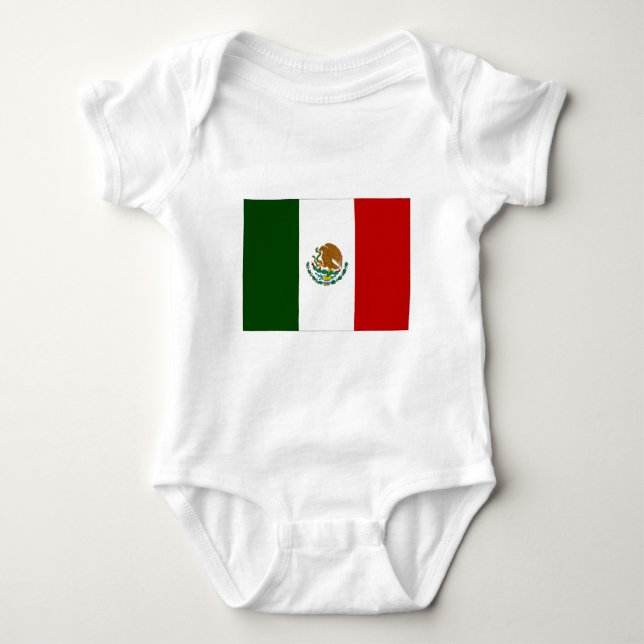 Body Para Bebé Bandera de México (Anverso)