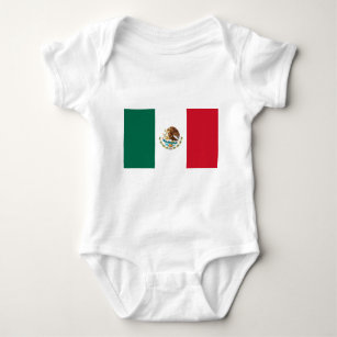 Body Para Bebé Bandera de México - Bandera de México