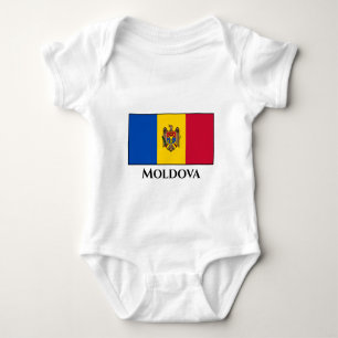 Body Para Bebé Bandera de Moldavia
