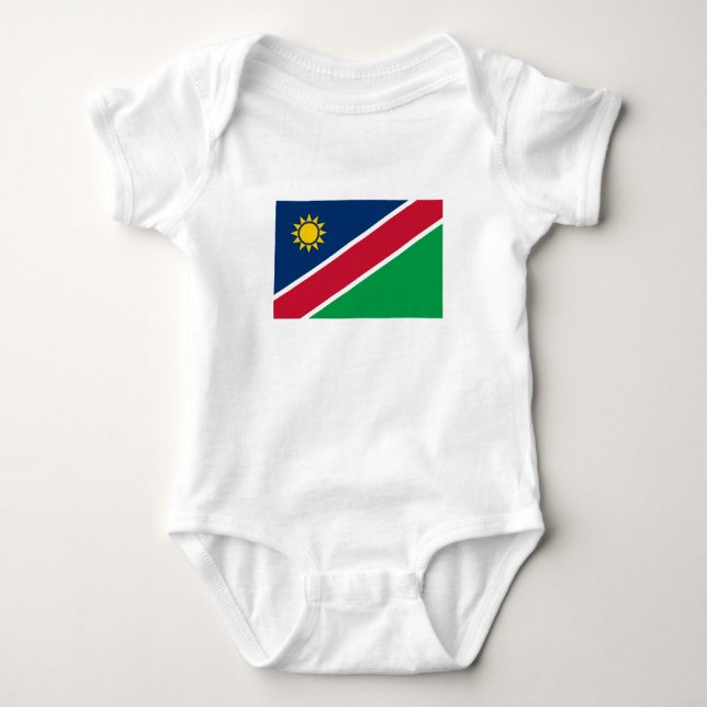 Body Para Bebé Bandera de Namibia (Anverso)
