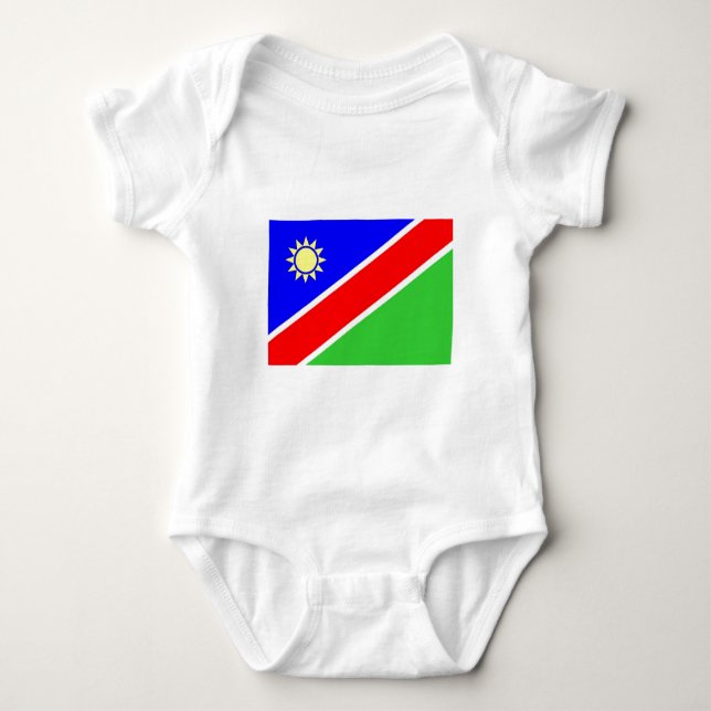 Body Para Bebé Bandera de Namibia (Anverso)