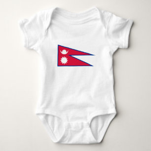 Body Para Bebé Bandera de Nepal