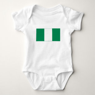 Body Para Bebé Bandera de Nigeria