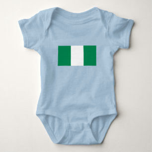 Body Para Bebé Bandera de Nigeria