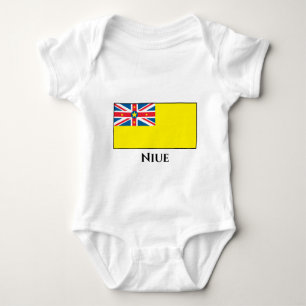 Body Para Bebé Bandera de Niue