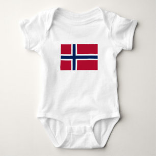Body Para Bebé Bandera de Noruega