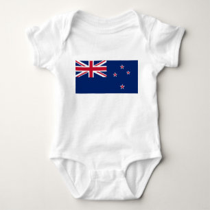 Body Para Bebé Bandera de Nueva Zelanda (NZ)