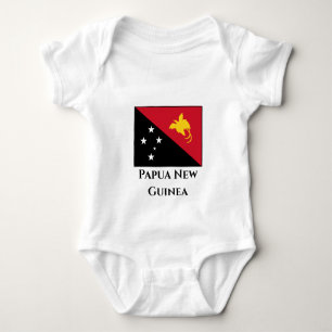 Body Para Bebé Bandera de Papúa Nueva Guinea