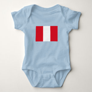 Body Para Bebé Bandera de Perú