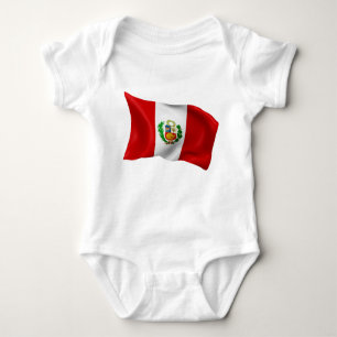 Body Para Bebé Bandera de Perú