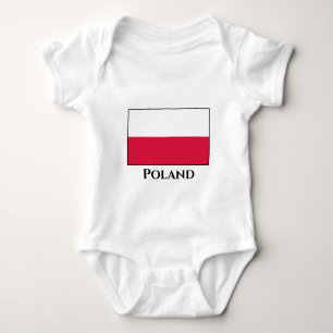 Body Para Bebé Bandera de Polonia (polaca)