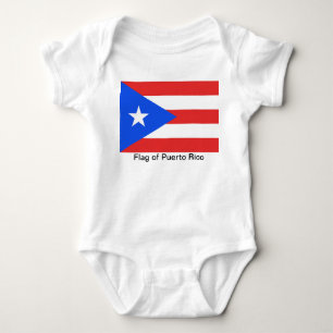 Body Para Bebé Bandera de Puerto Rico