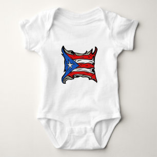 Body Para Bebé Bandera de Puerto Rico en el reggaetón