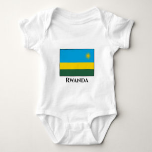 Body Para Bebé Bandera de Ruanda