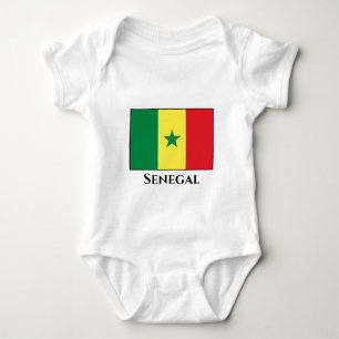 Body Para Bebé Bandera de Senegal (senegalés)
