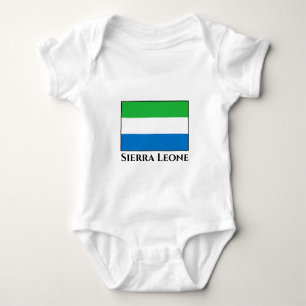 Body Para Bebé Bandera de Sierra Leona