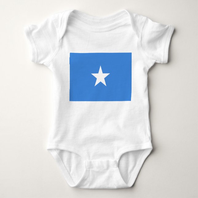 Body Para Bebé Bandera de Somalia (Anverso)