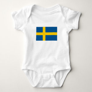 Body Para Bebé Bandera de Suecia