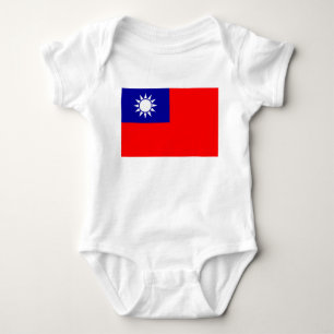 Body Para Bebé Bandera de Taiwán