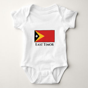 Body Para Bebé Bandera de Timor Oriental