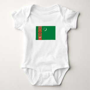 Body Para Bebé Bandera de Turkmenistán