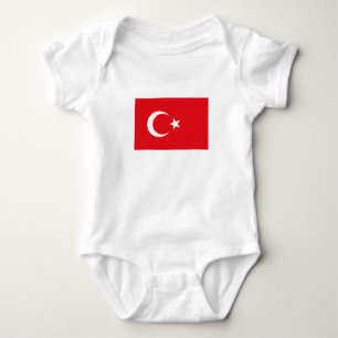Body Para Bebé Bandera de Turquía