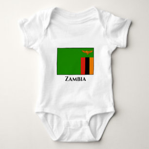 Body Para Bebé Bandera de Zambia