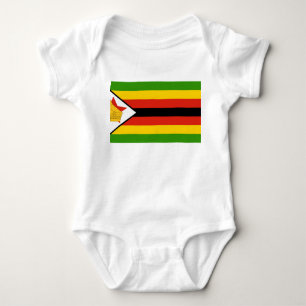 Body Para Bebé Bandera de Zimbabue