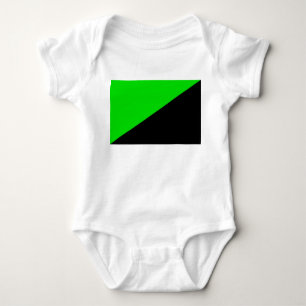 Body Para Bebé Bandera del Anarquismo Verde