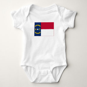 Body Para Bebé Bandera del Estado de Carolina del Norte