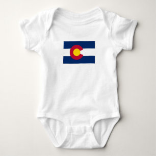Body Para Bebé Bandera del estado de Colorado