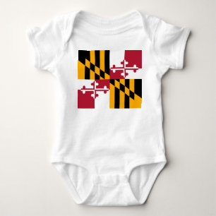 Body Para Bebé Bandera del estado de Maryland elegante