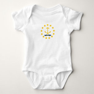 Body Para Bebé Bandera del estado de Rhode Island
