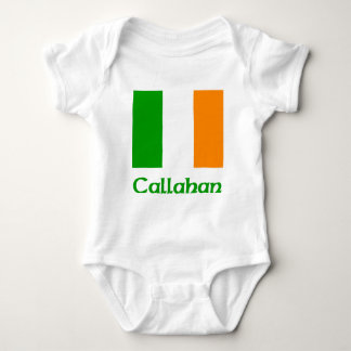 Body Para Bebé Bandera del irlandés de Callahan