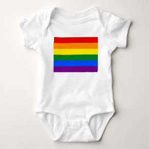 Body Para Bebé Bandera del Orgullo Gay Arcoíris LGBT