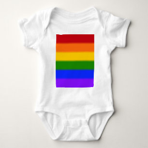 Body Para Bebé Bandera del orgullo gay caído