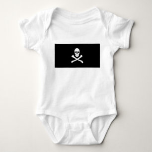 Body Para Bebé Bandera del pirata (Jolly Roger)