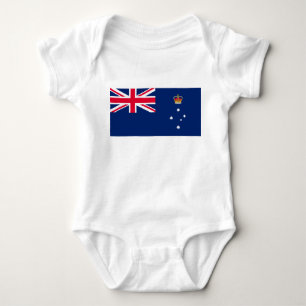 Body Para Bebé Bandera estatal de Victoria (Australia)