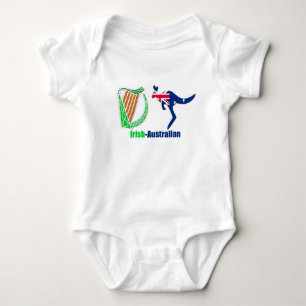 Body Para Bebé Bandera irlandesa Harp-Australia Baby-Jersey-Bodys
